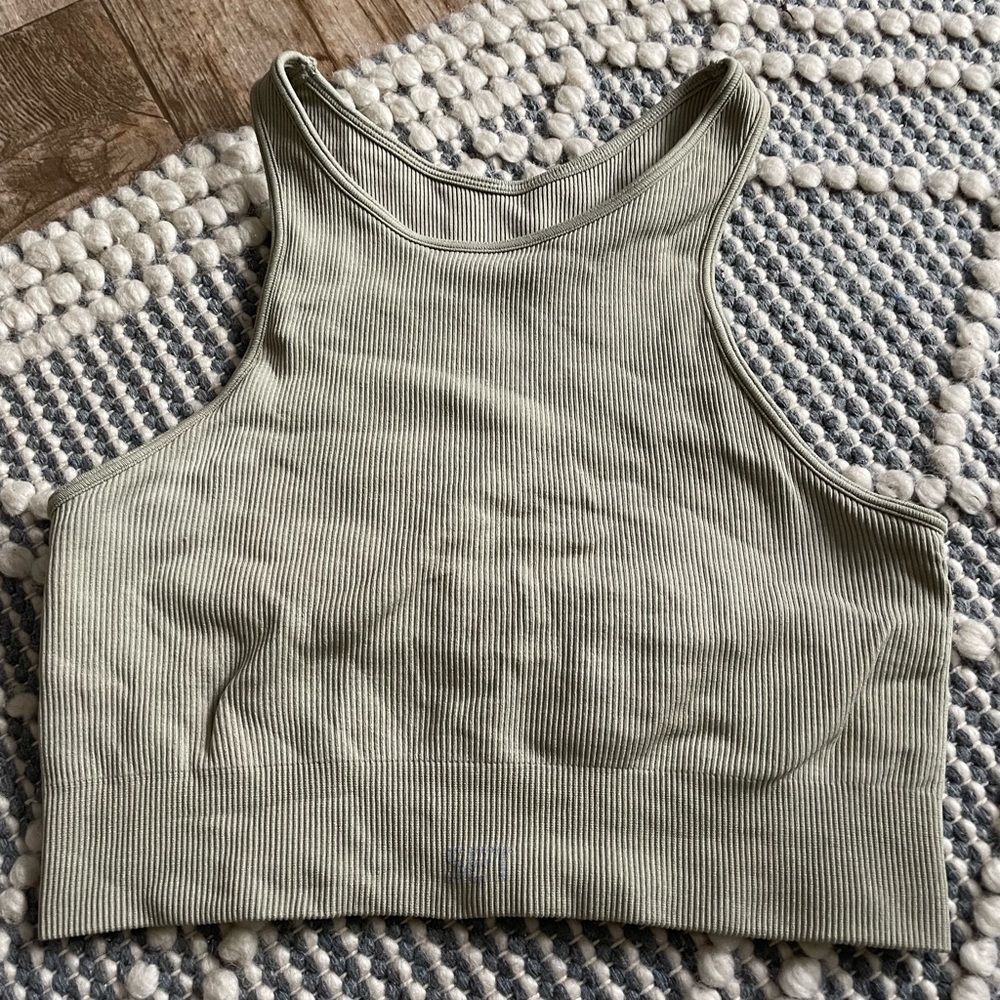 Taupe SETActive high neck top SIZE M/L